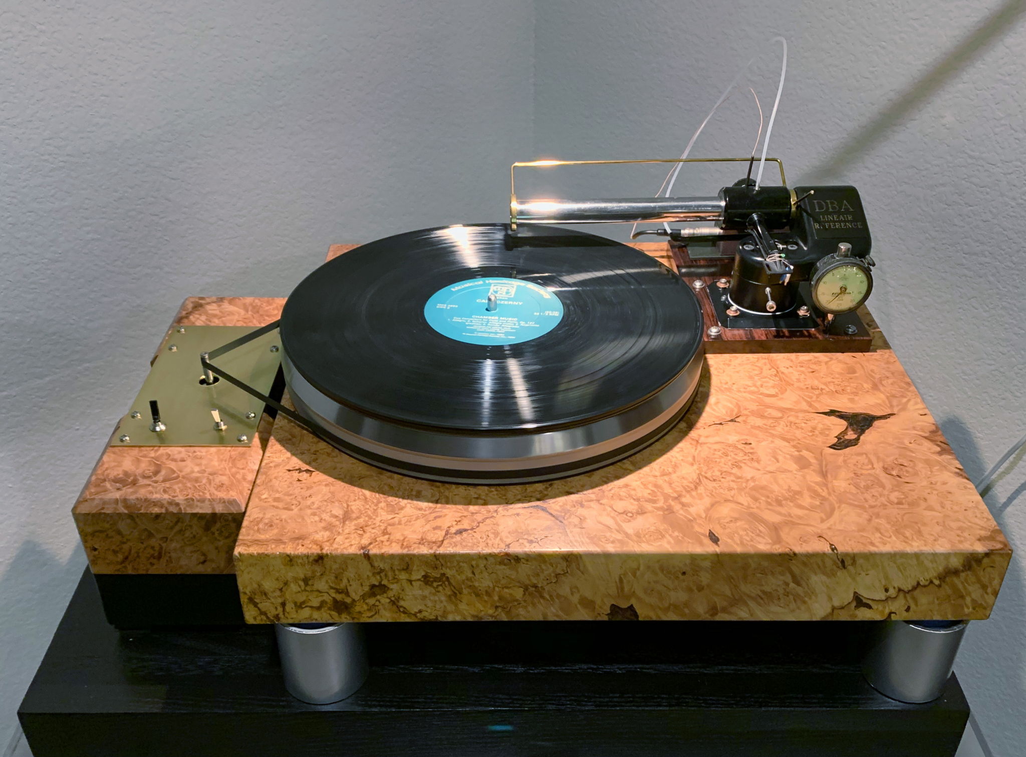 Self made Air Bearing Turntable and Arm