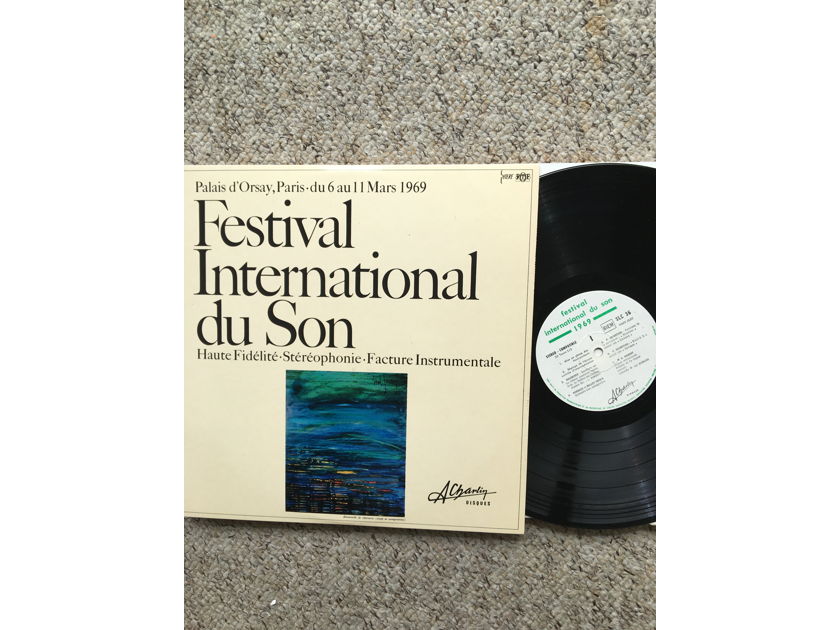 France import Festival International Du Son 1969 Lp Record