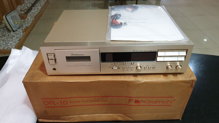 NAKAMICHI DR10 Cassette Tape Deck DR-10 3-Head NEW OLD ...