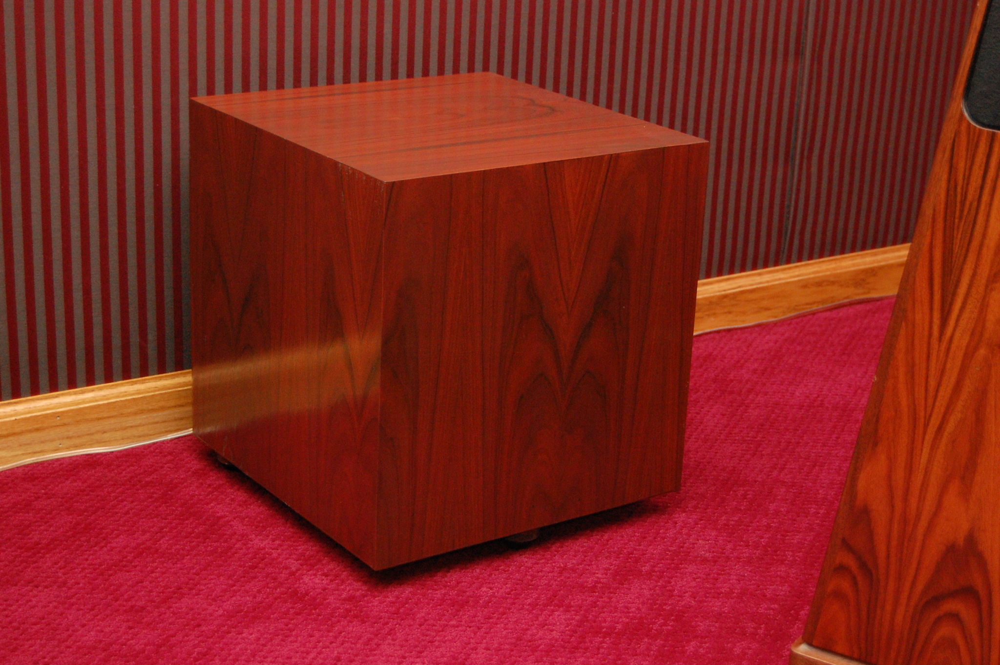 One of 2 sealed subs, this one near the L front speaker
