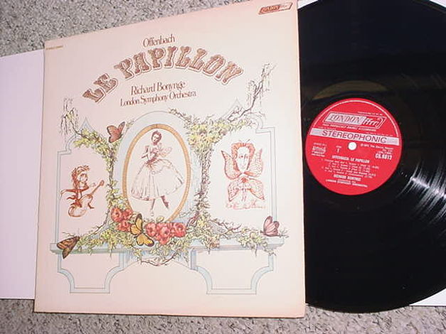 OFFENBACH Le Papillon lp record Richard Bonynge 1973 Lo...