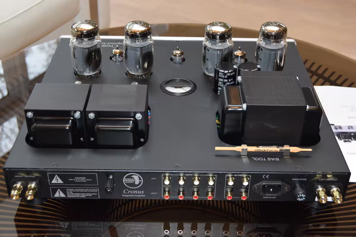 Rogue Audio Cronus Magnum III Integrated Amplifier rear