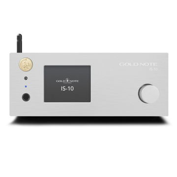 Gold Note IS-10 Streaming Integrated Amplifier. Silver....
