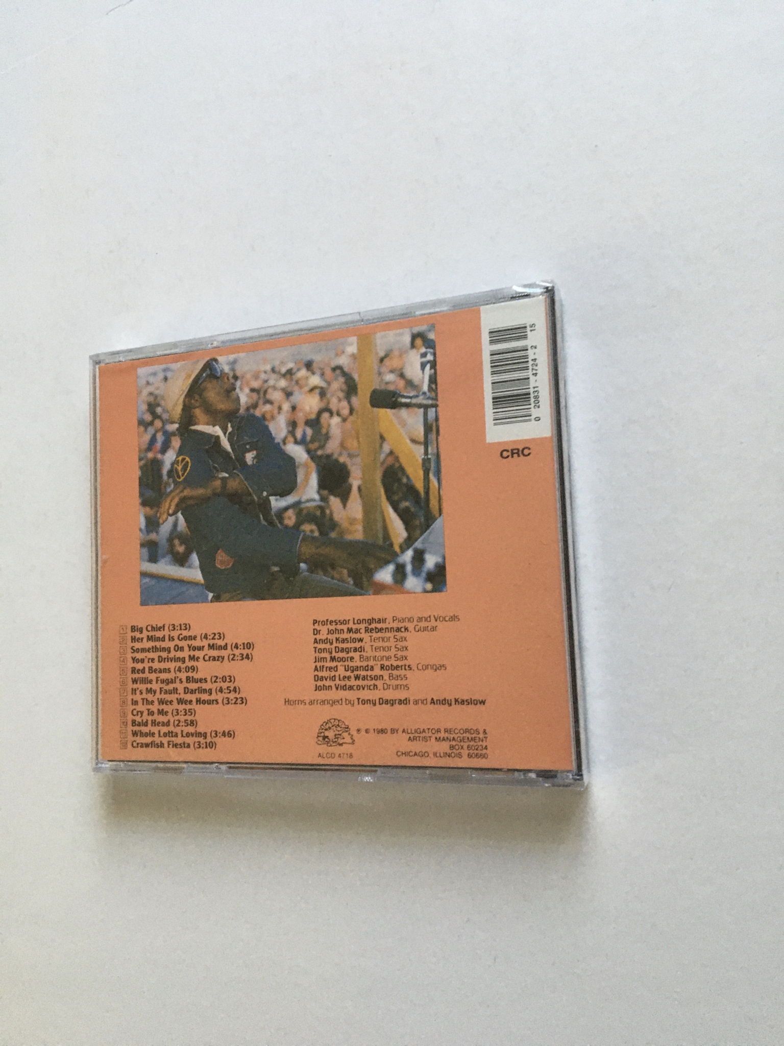 Professor Longhair  Crawfish fiesta sealed cd blues 2