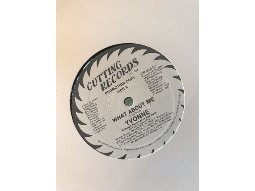YVONNE 'what about me' '88 cutting / promo /  YVONNE 'what about me' '88 cutting / promo /