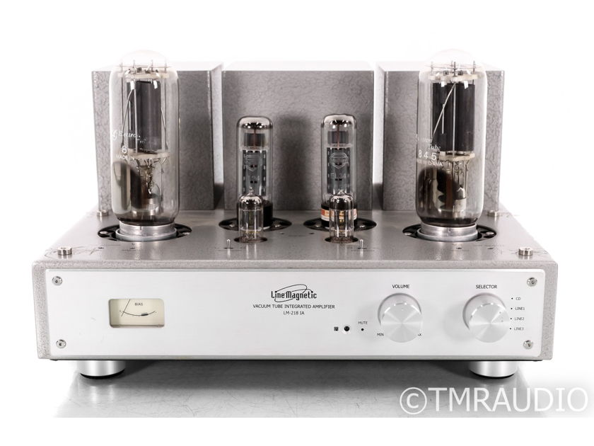 Line Magnetic LM-218 IA Stereo Tube Integrated Amplifier; (No Remote) (43917)
