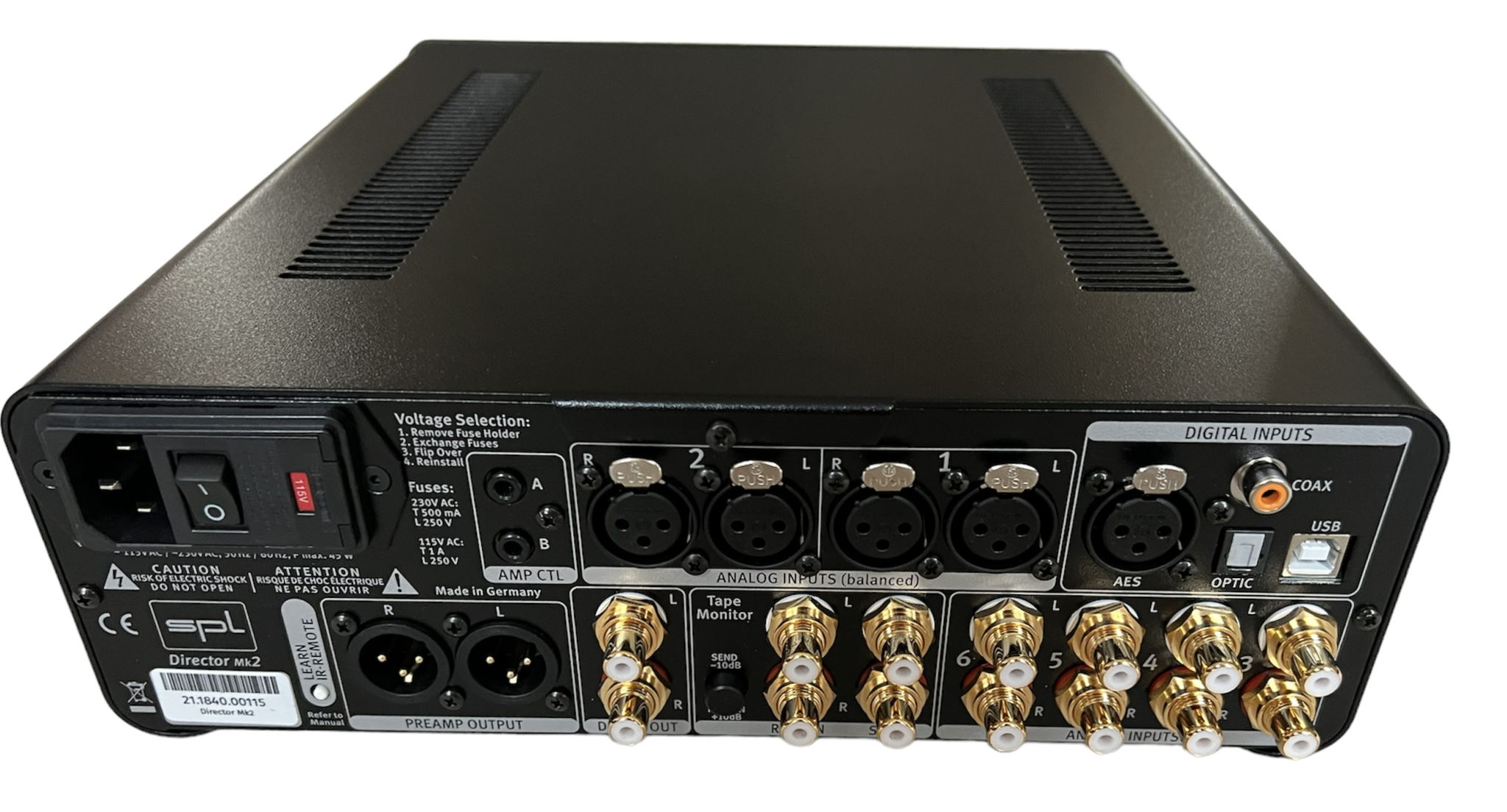 SPL Director Mk2 Preamplifier / DAC - Black 2
