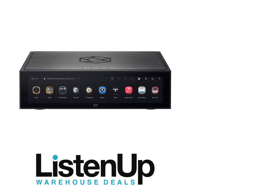 HiFi Rose RS151 High-Res Network Streamer & DAC w/ Full HD Touch Display - Black