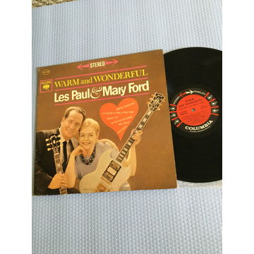Les Paul & Mary Ford  Warm & Wonderful Lp record stereo