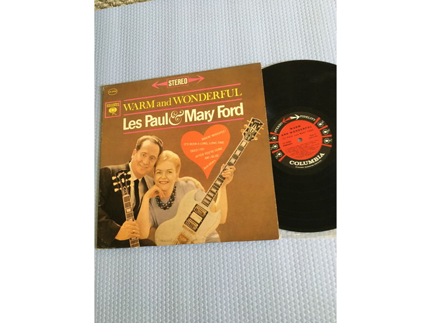 Les Paul & Mary Ford  Warm & Wonderful Lp record stereo