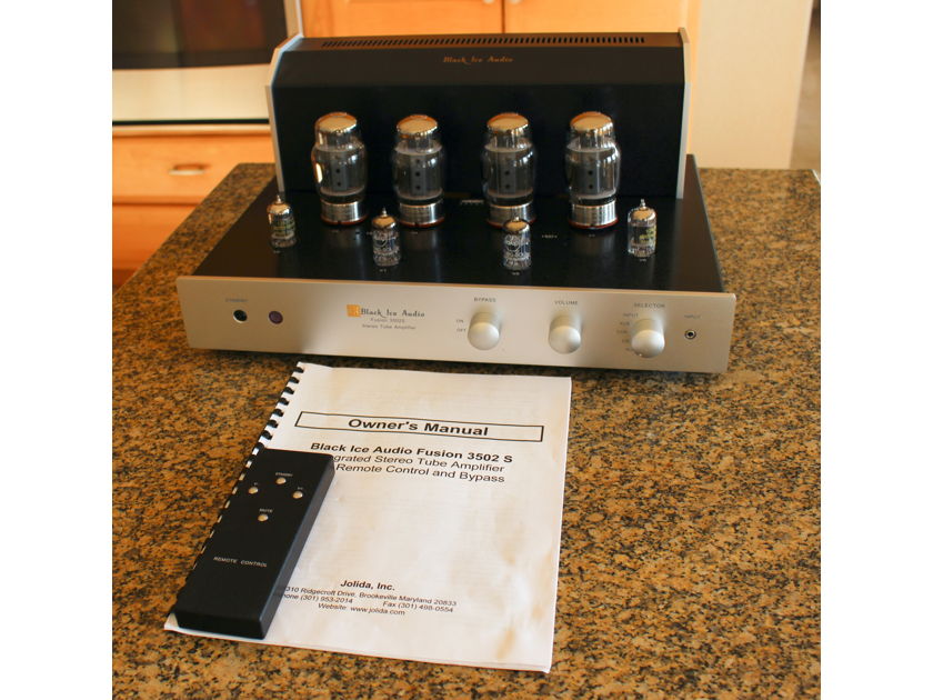 Black Ice Audio Fusion 3502 Integrated Tube Amplifier Jolida