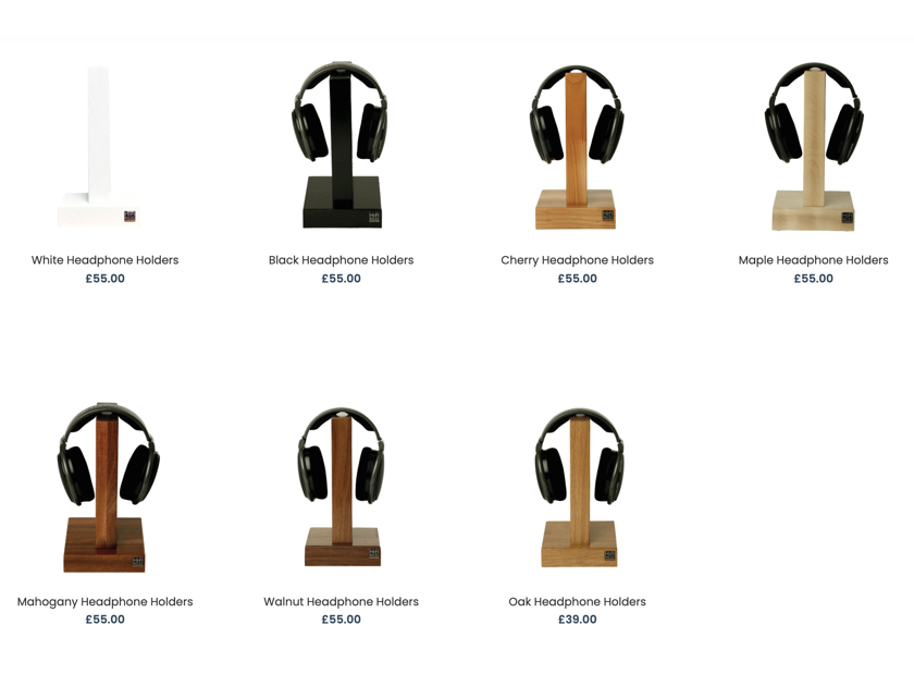 Hi-Fi Racks Ltd. Headphone Stand - Maple Finish, Brand New!