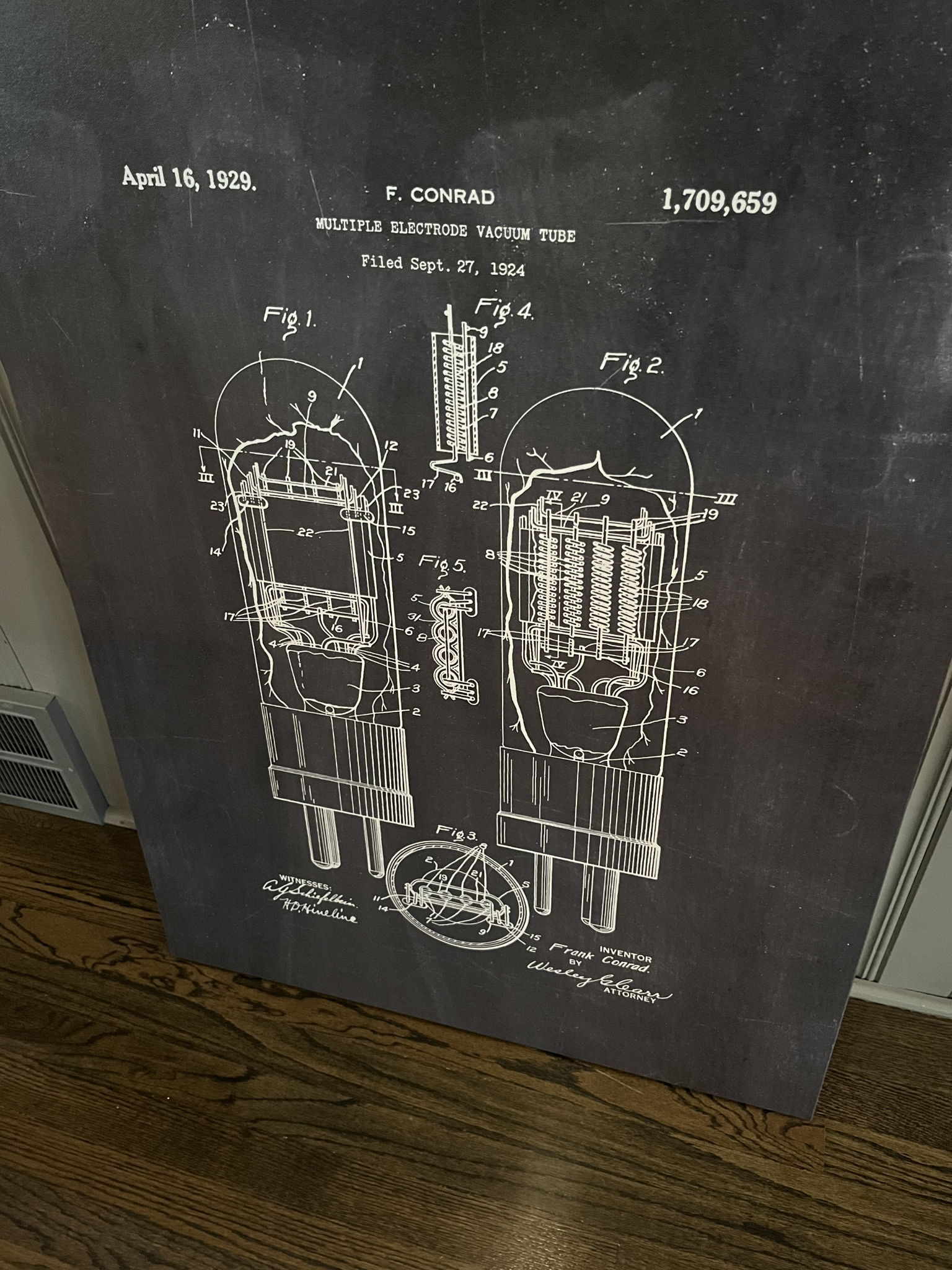 Vacuum Tube Patent