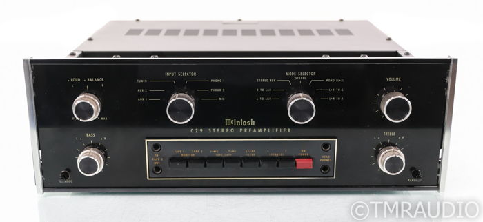 McIntosh C29 Vintage Stereo Preamplifier; C-29; MM Phon...