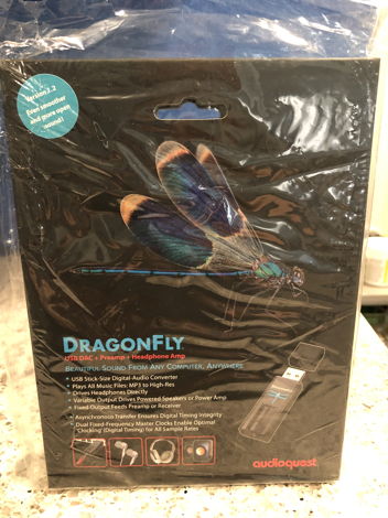 AudioQuest Dragonfly Black V 1.2  NEW IN BOX