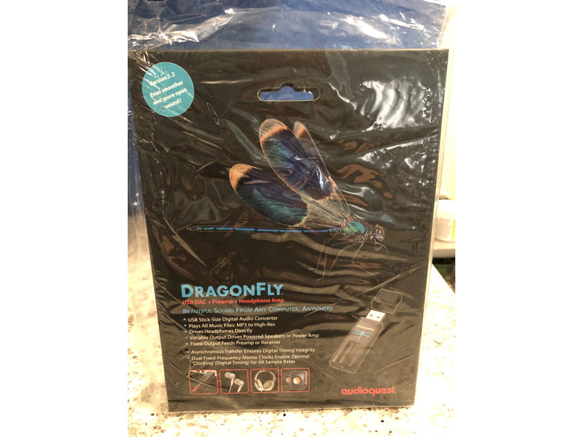 AudioQuest Dragonfly Black V 1.2  NEW IN BOX