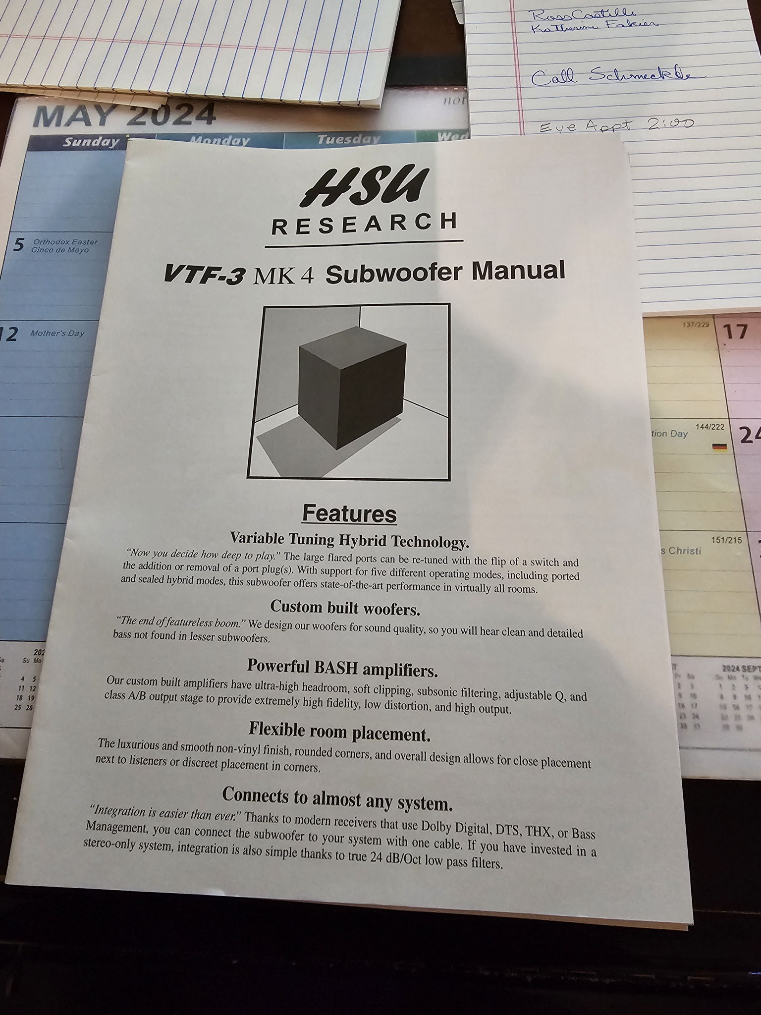 HSU Research VTF-3 MK 4 Subwoofer 5