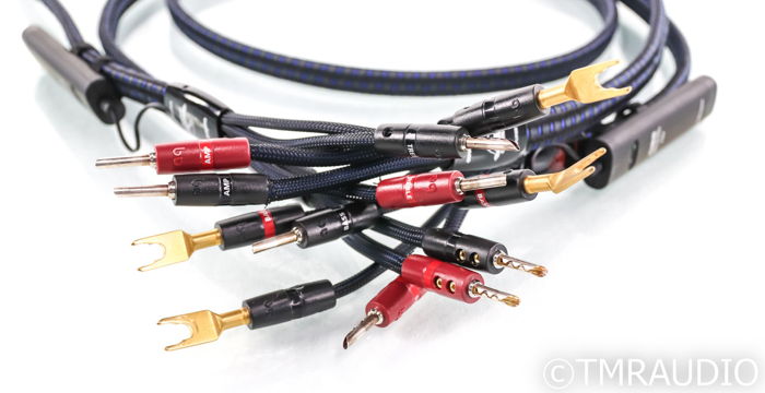 AudioQuest Gibraltar Bi-Wire Speaker Cable; 8ft Pair; 7...