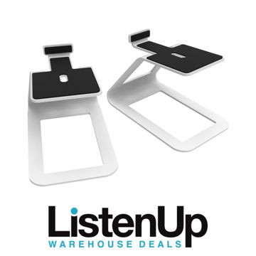 Kanto SE4 Elevated Desktop Speaker Stands for Medium Si...