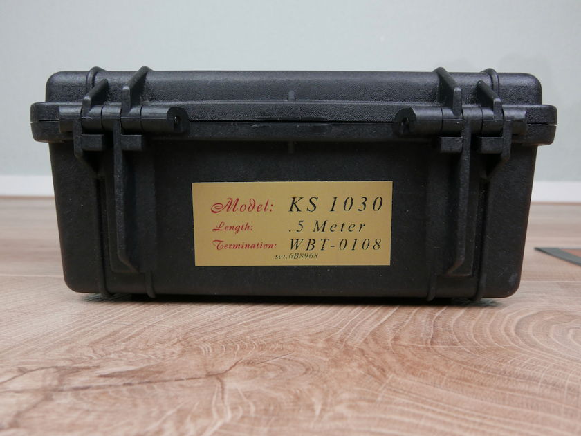 Kimber Kable Select KS-1030 highend audio interconnects RCA 0,5 metre