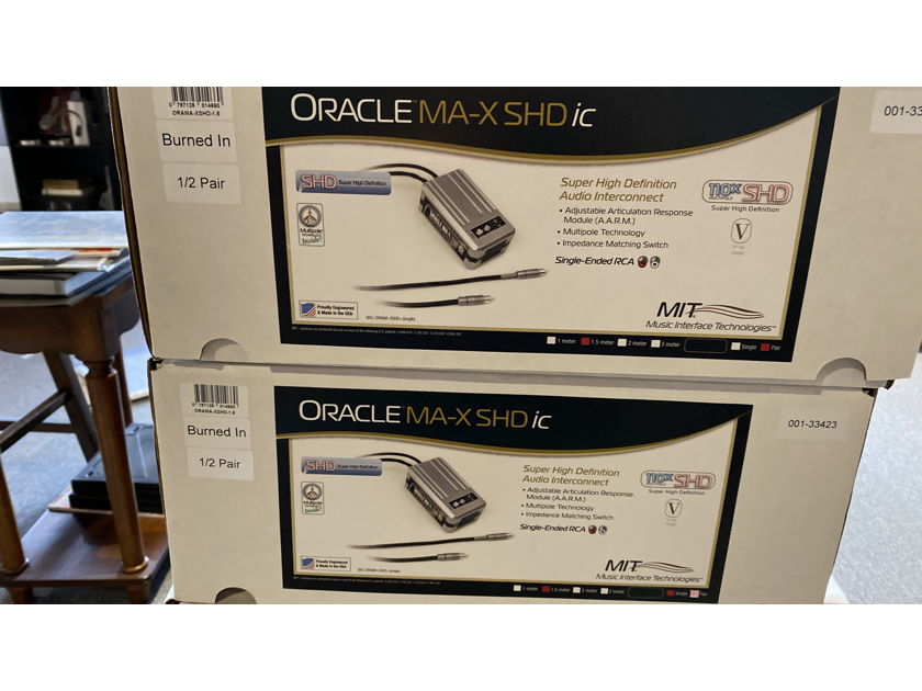 MIT Oracle MA-X SHD RCA Interconnects with 1.5 meters