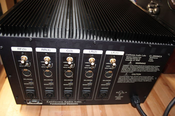 CAL California Audio Labs CL-2500 MCA 5 Channel Amplifi...
