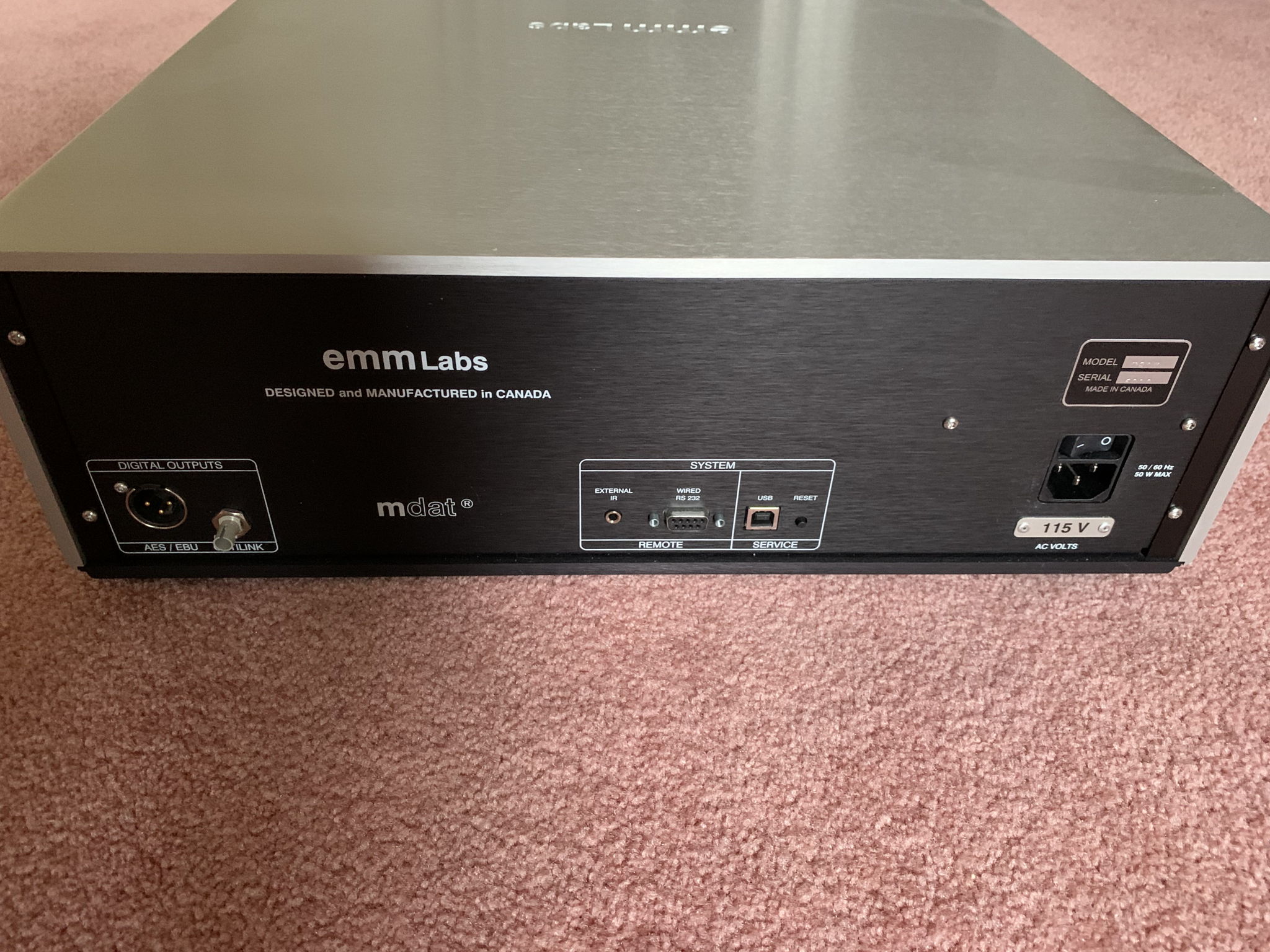 EMM Labs TSDX CD/SACD Disc Transport 3