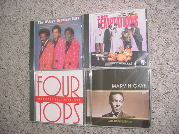 CD LOT OF 4 soul CD'S OJAYS Four tops Temptations Marvi...