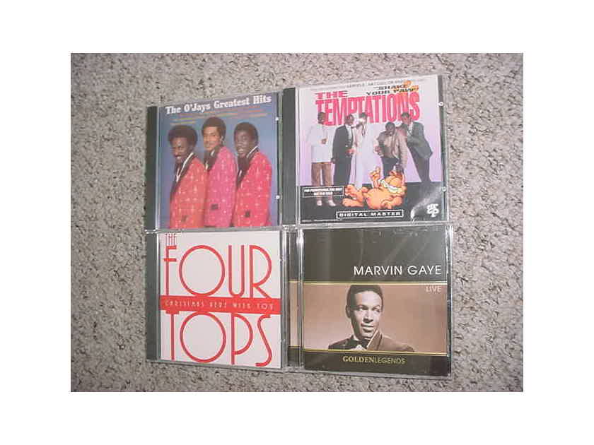 CD LOT OF 4 soul CD'S OJAYS Four tops Temptations Marvin Gaye