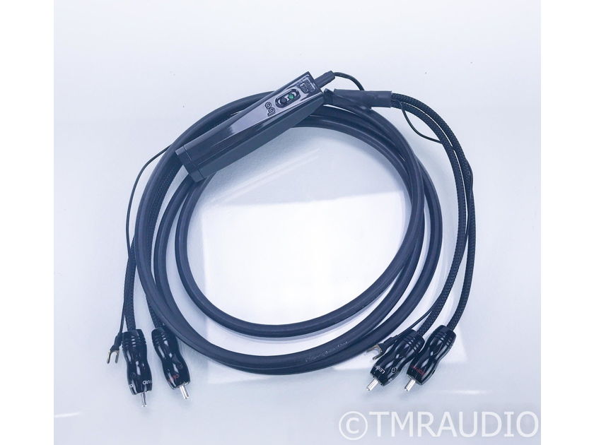 Audioquest LeoPard RCA Phono Cables; 2m Pair Interconnects; DBS (17702)