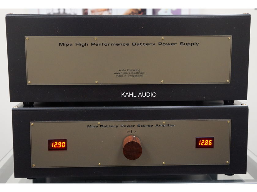 Audio Consulting MIPA Reference 30 battery powered amp. Reference standard! $50,000 MSRP