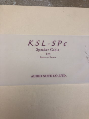 Kondo AudioNote Japan KSL-SPc speaker cable 1M