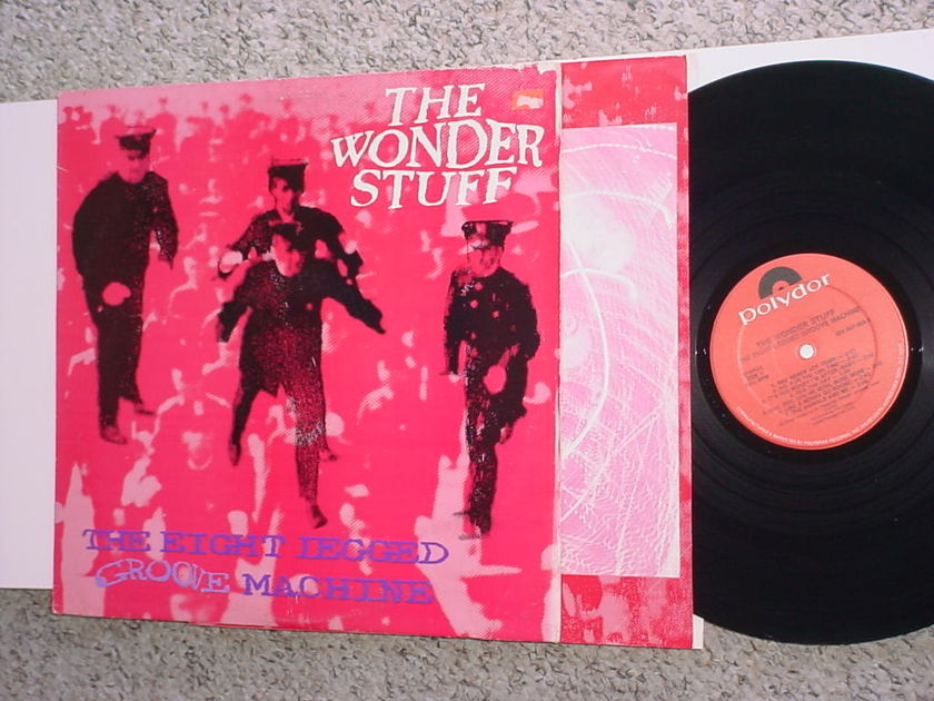 The Wonder Stuff  lp record the eight legged groove machine COVER WEAR