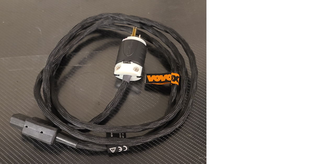 Vovox Initio Power Cable. 2 Meters. For Sale Audiogon