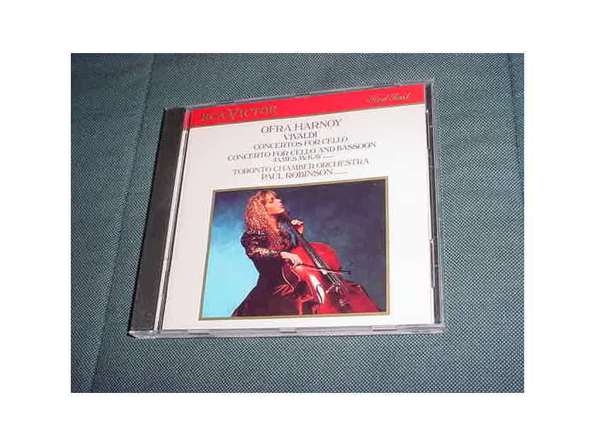 CD Ofra Harnoy Vivaldi concertos for cello Paul Robinson RCA VICTOR 1988