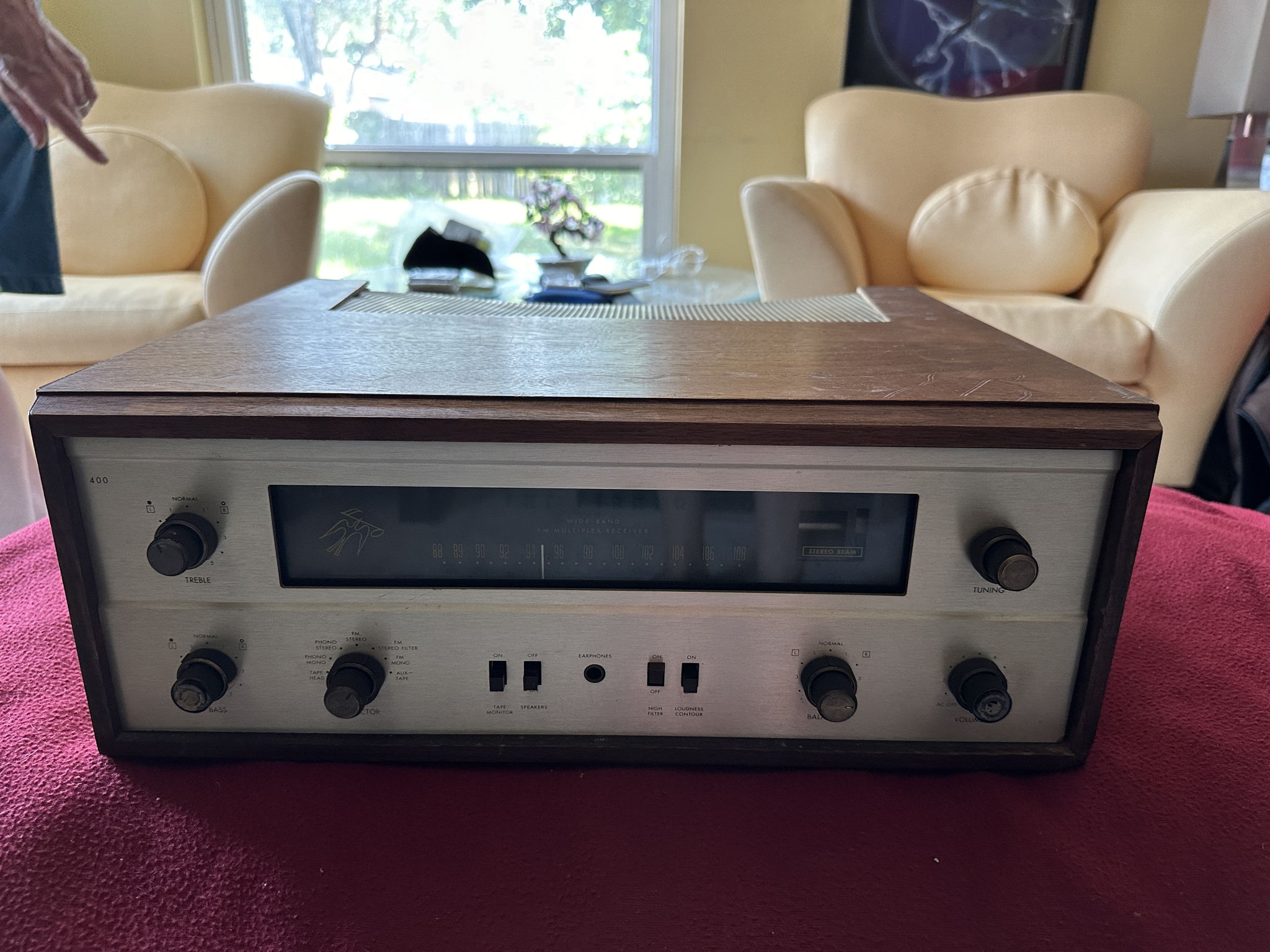 Vintage Fisher 400 Tube Integrated Amp 6