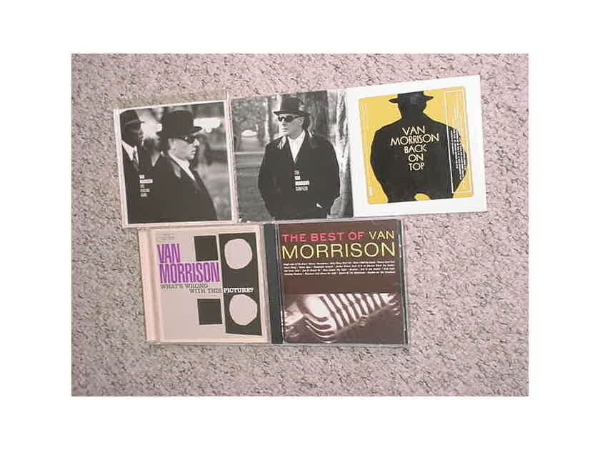 Van Morrison CD lot of 5 cd's - Sampler the healing game Back on top   best of And Van Morrison whats wrong with this picture