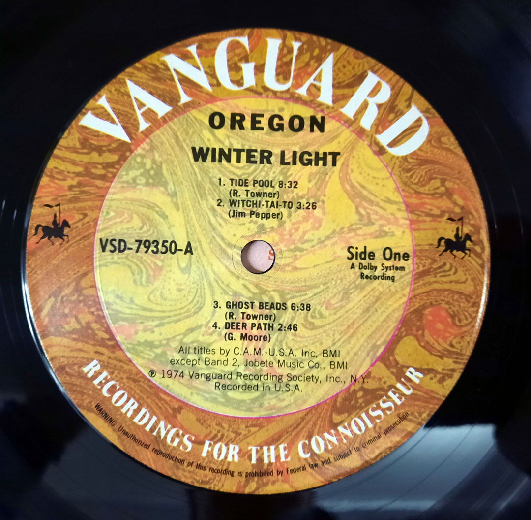 Oregon – Winter Light 1978 EX+ REPRESS VINYL LP Vanguar... 6