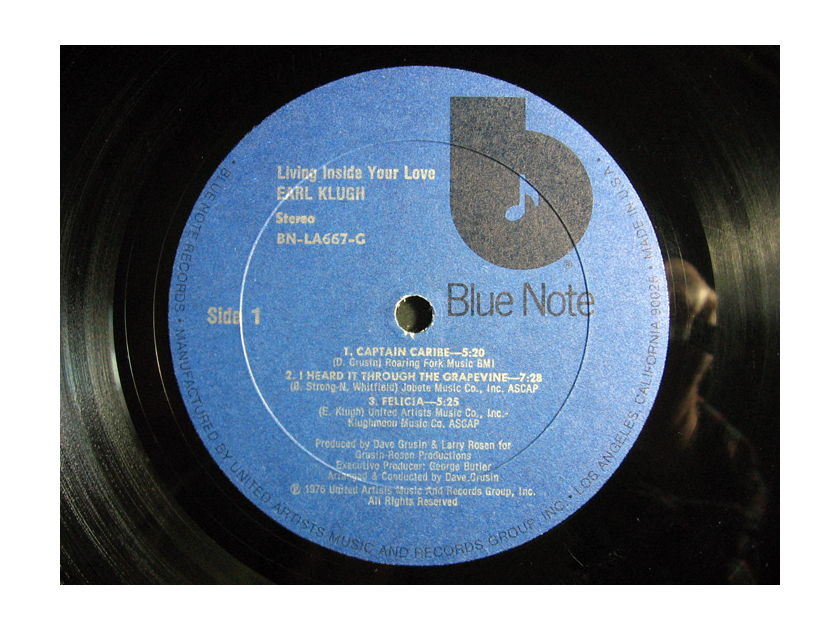 Earl Klugh - Living Inside Your Love - 1976 Blue Note BN-LA667-G