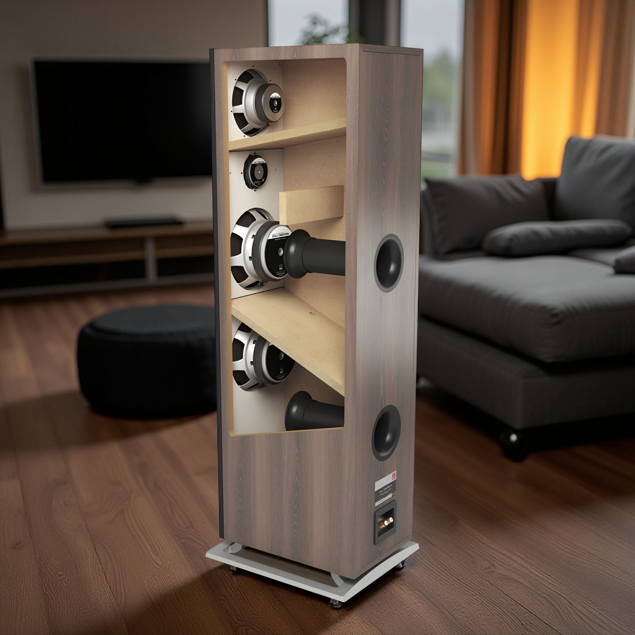 DALI OBERON 9 Floorstanding Speakers in Black Ash Venee... 7