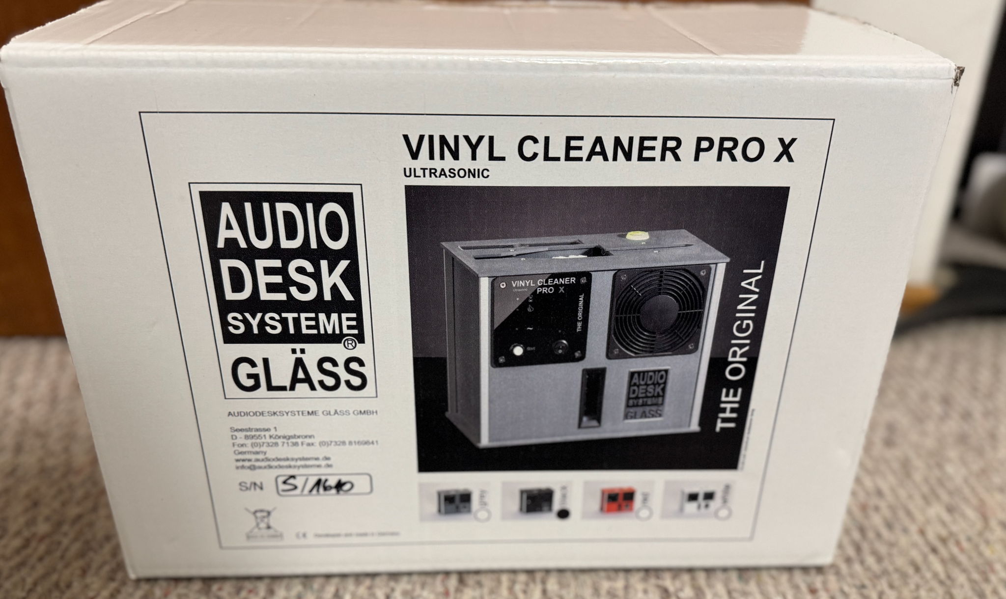 Audio Desk Systeme Vinyl Cleaner Pro X 8