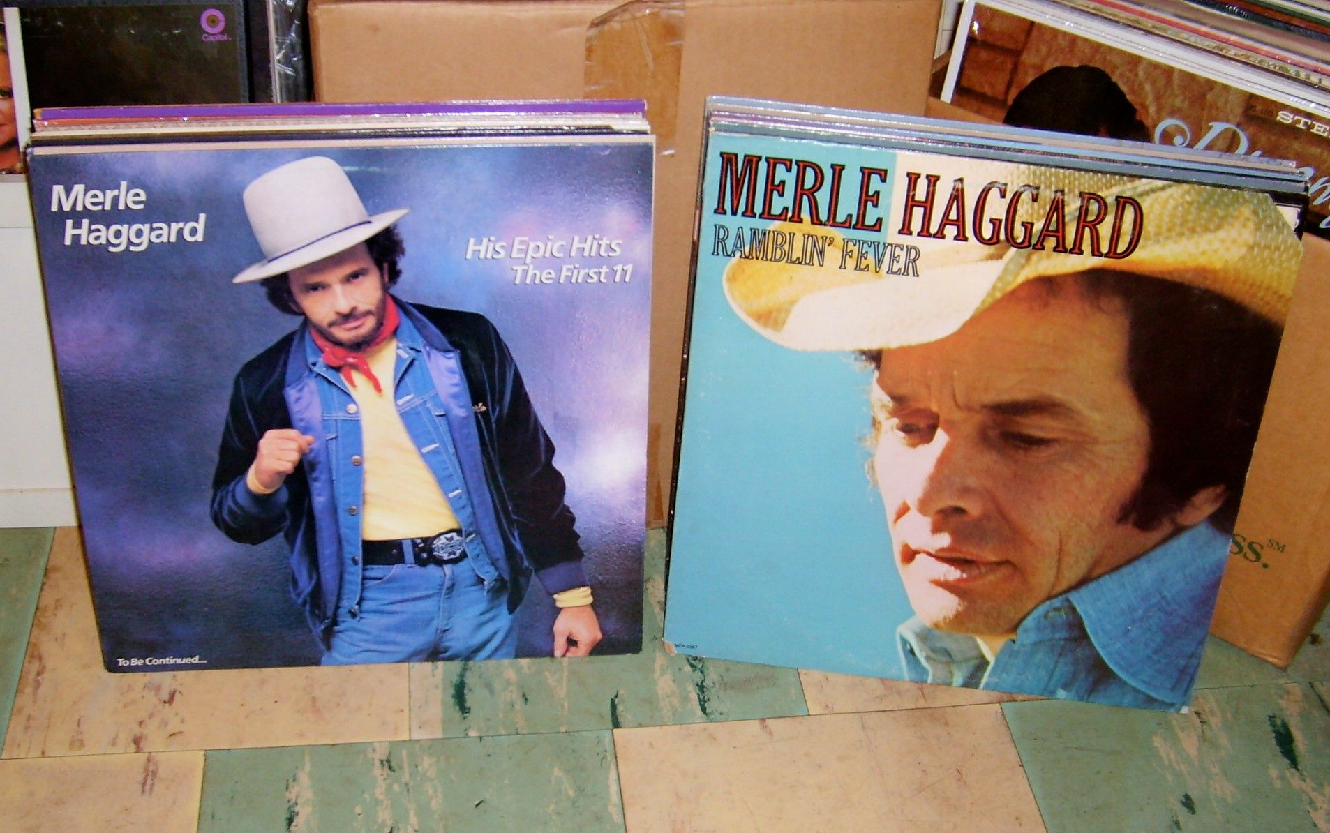 MERLE HAGGARD mini collection of 23 LPs - from record ...