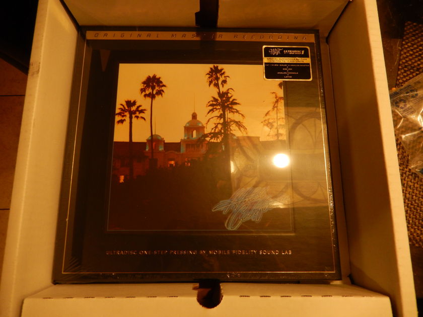 5 MOBILE FIDELITY SOUND LABS ONE STEP SEALED (HOTEL CALIFORNIA-ARE YOU EXPERIENCED-CROSBY STILLS & NASH-BLOOD SWEET & TEARS-PEARL)