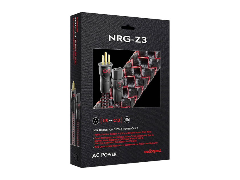 AudioQuest NRG-Z3  (2 Meters)  NEW