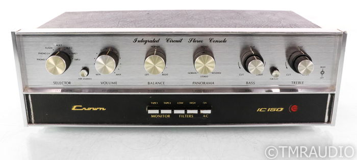 Crown IC 150 Vintage Stereo Preamplifier; IC150; Silver...