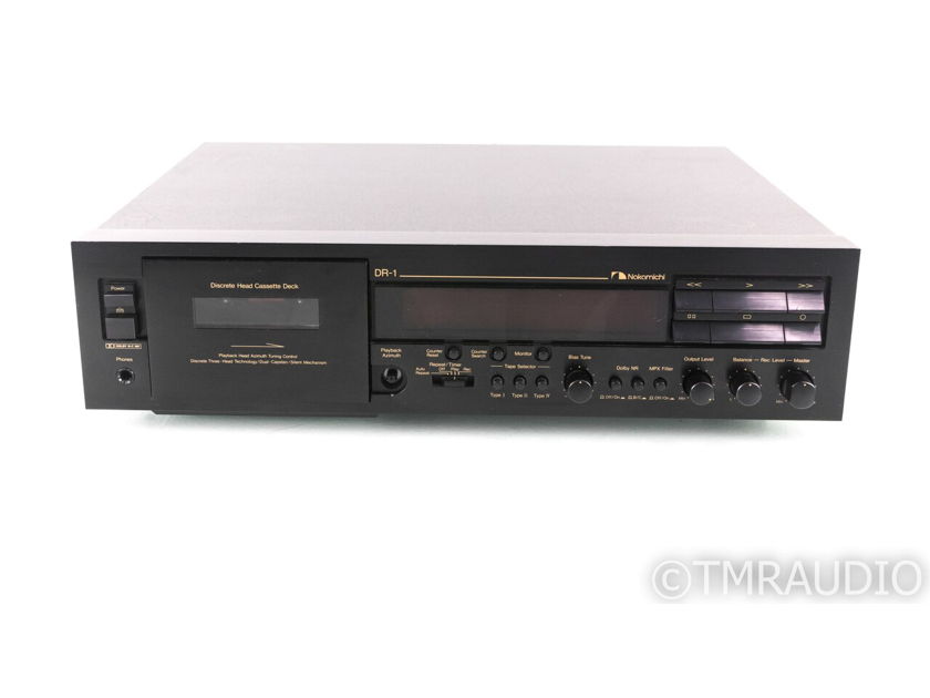 Nakamichi DR-1 Vintage Cassette Tape Deck / Recorder; DR1; Manual Azimuth (20022)