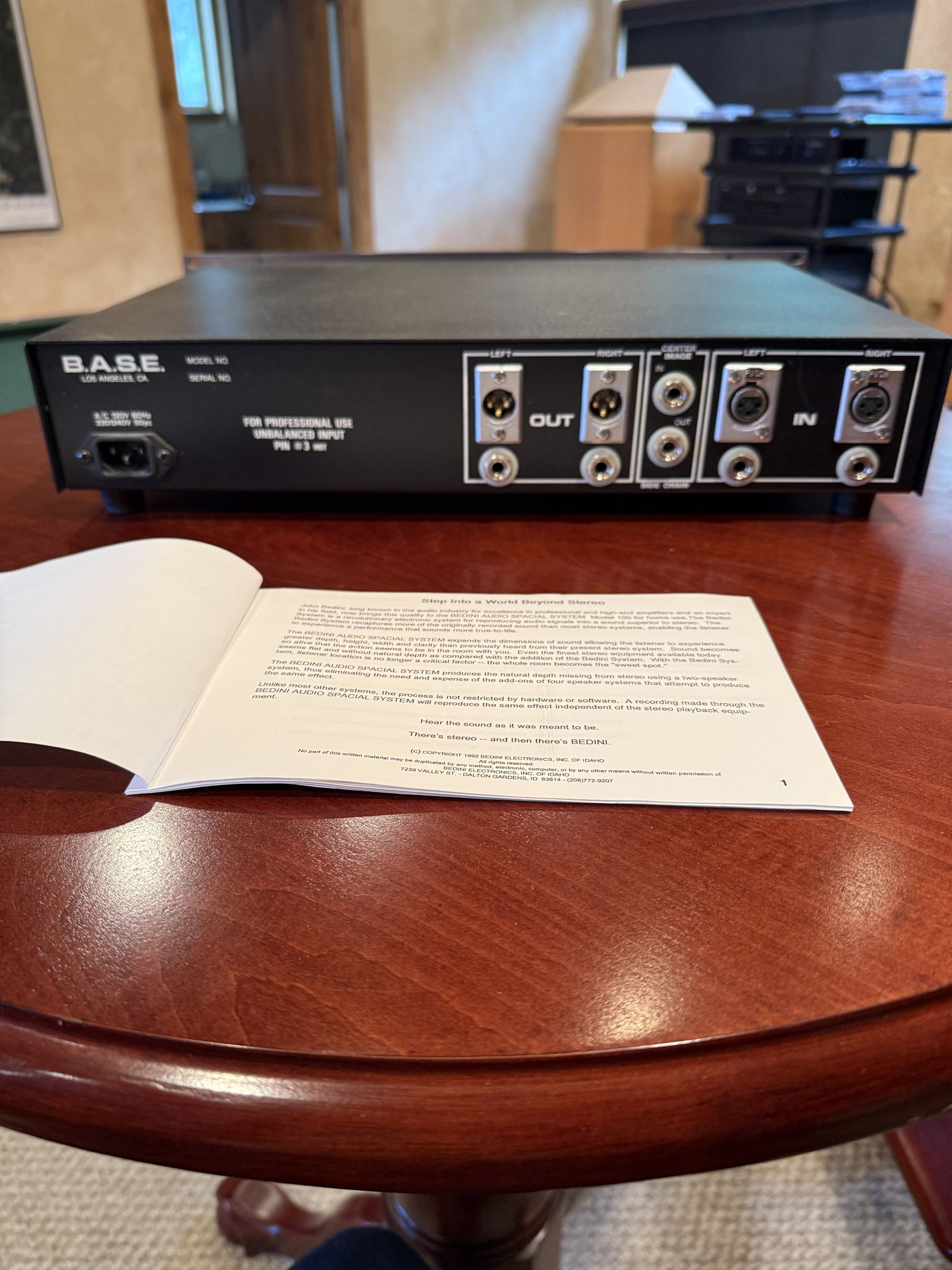 Bedini Electronics Bedini Audio Spacial Environment B.A... 2