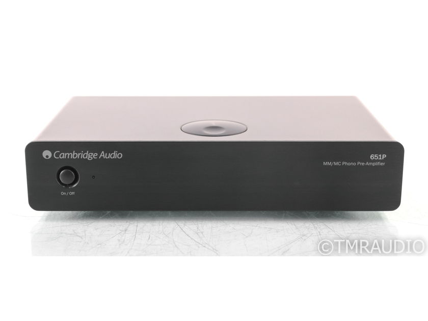 Cambridge Audio Azur 651P MM / MC Phono Preamplifier; 651-P; Black (34615)