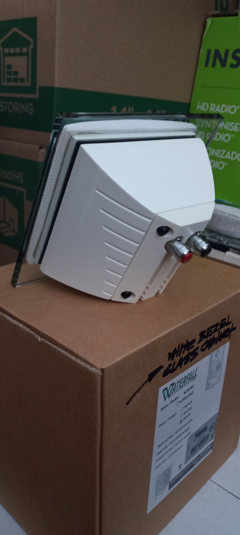 Waterfall Audio GLASS WHITE Home Theater 5 Speaker Matc... 8