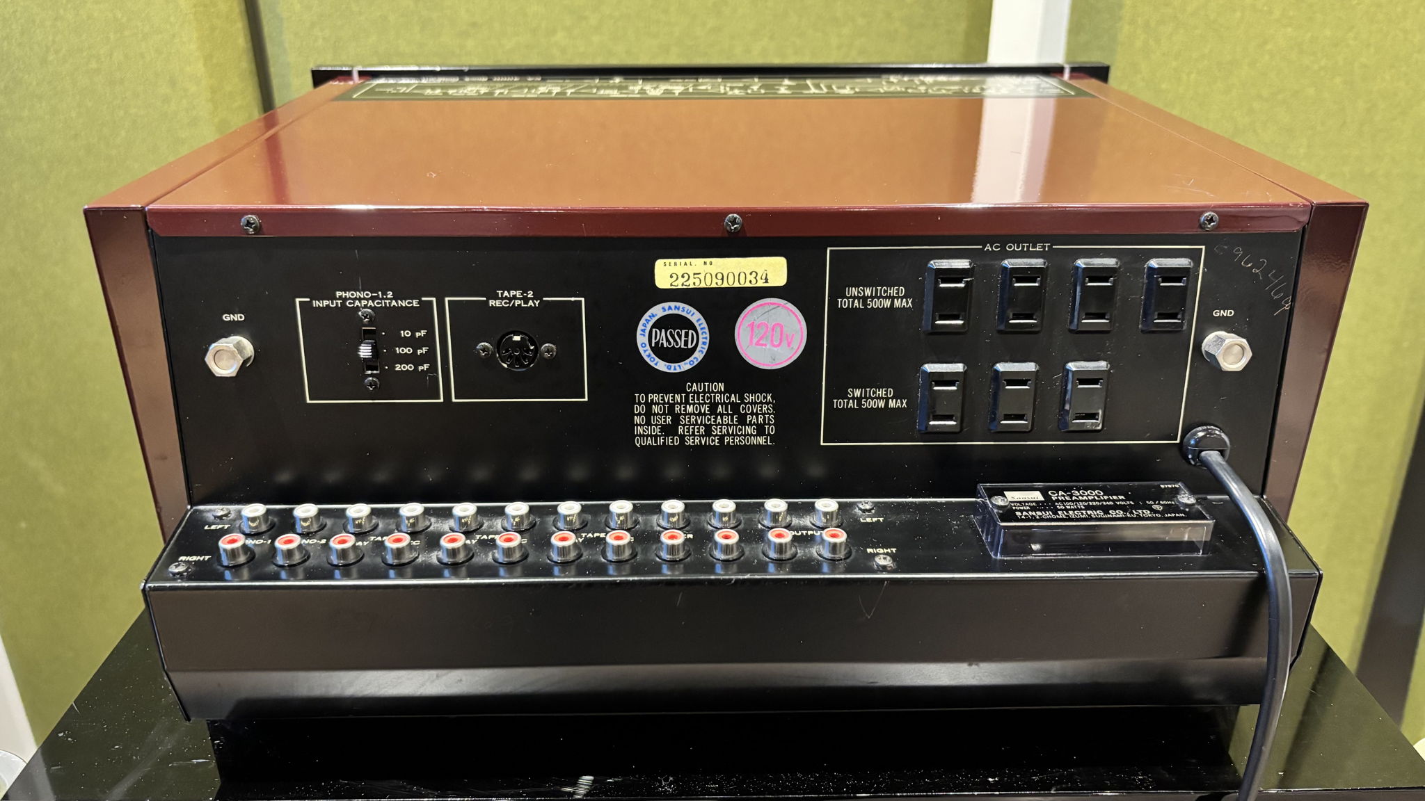 Sansui BA-3000 Power Amplifier & Sansui CA-3000 Preampl... 15